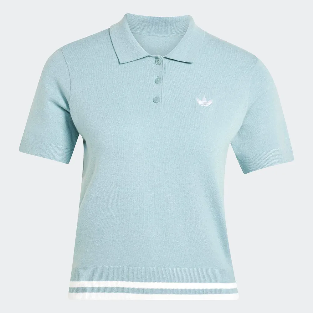 Adidas Waffle-Knit Polo — Adidas apparel